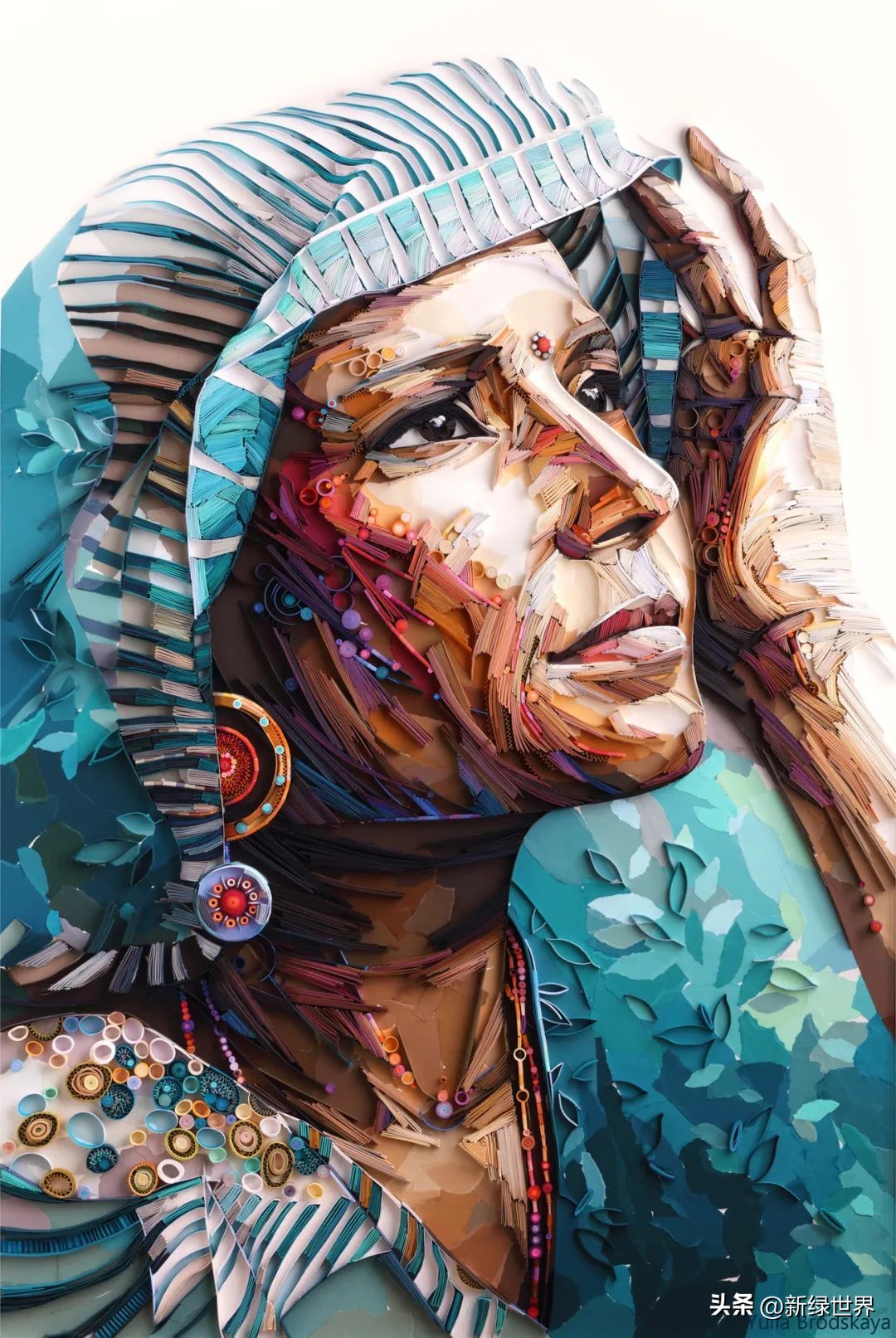 一组纸艺作品,令人惊艳的纸艺作品