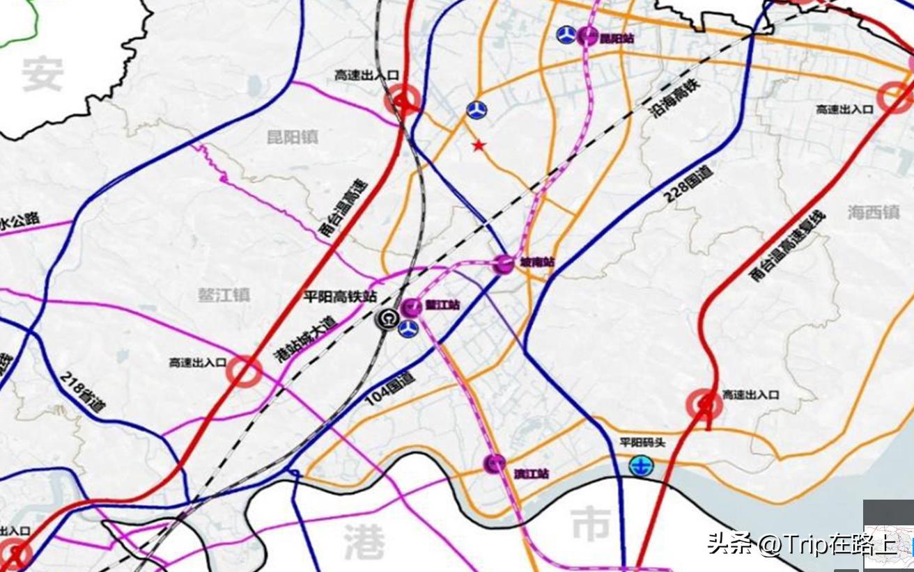 温州甬台温高铁温州段,甬广高铁温州