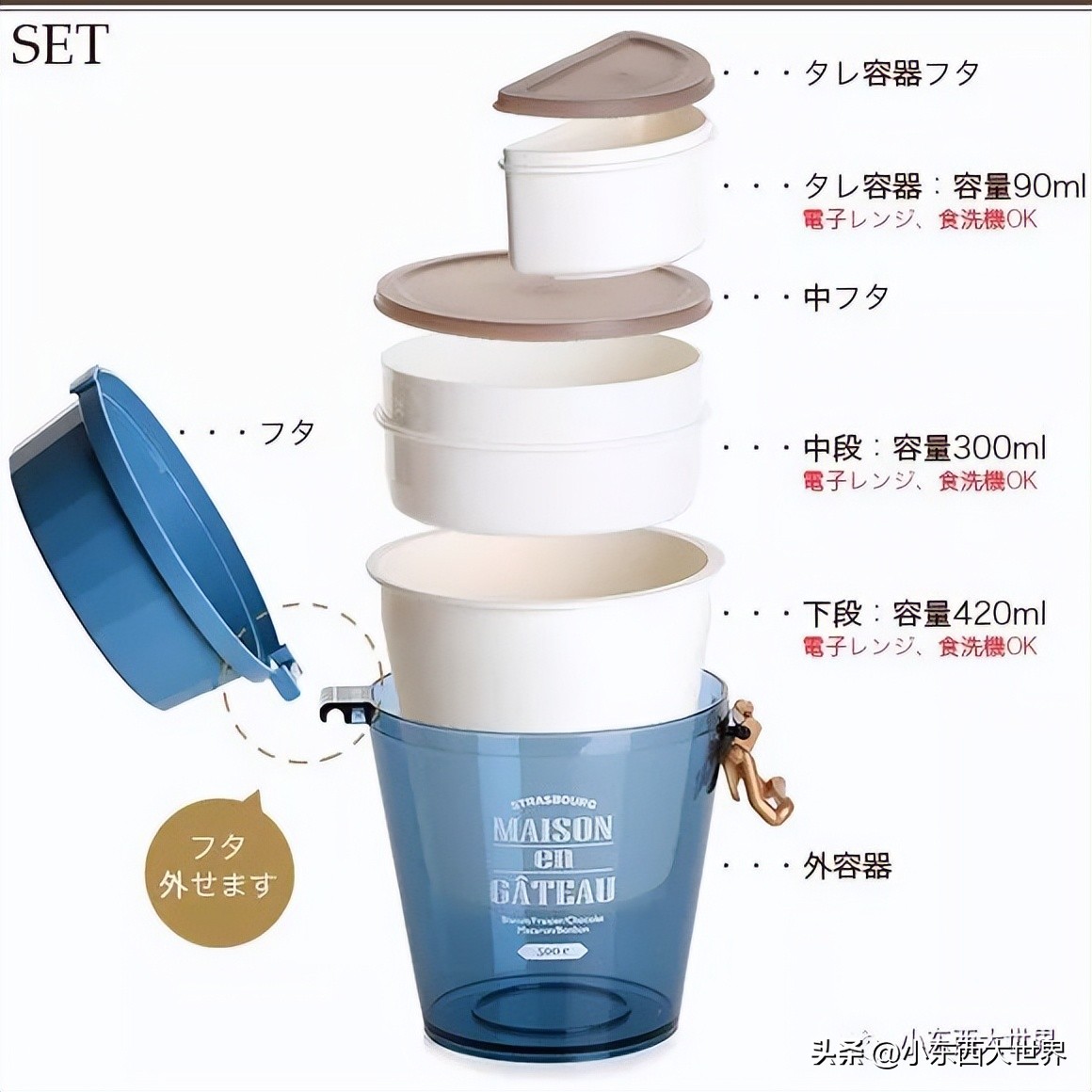 超好用的便当盒,十款高颜值日本便当盒