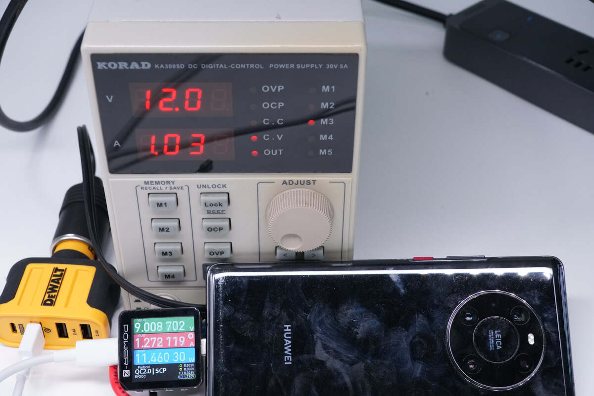 车载充电器隐藏式66w评测,得伟车载充电器评测