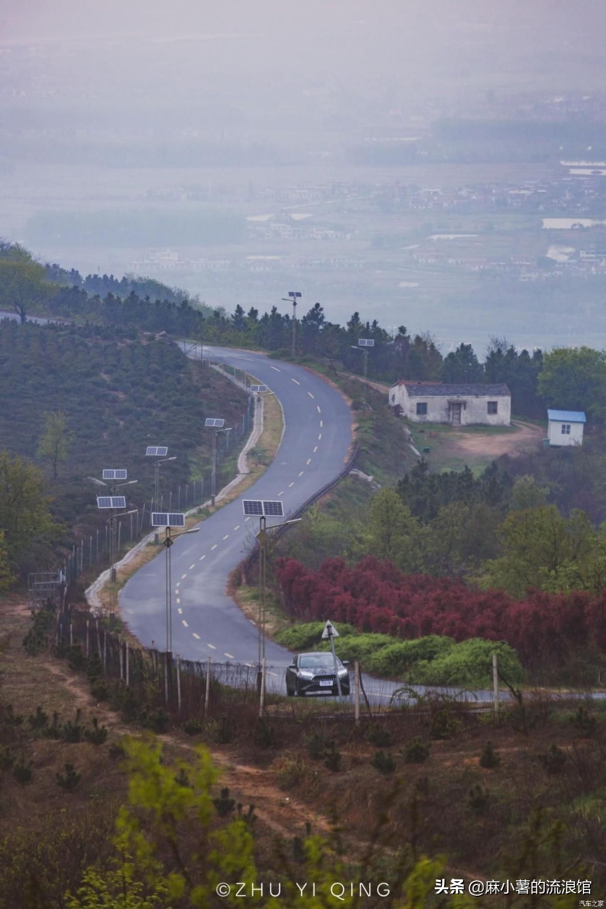 合肥白马山盘山路,合肥观光山