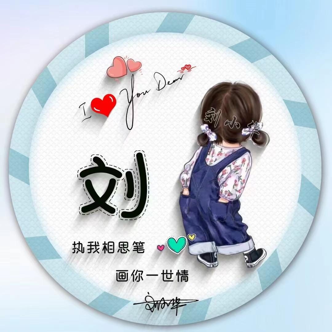 适合做微信、QQ头像，55张超赞情侣可爱签名头像，有你的姓氏吗？