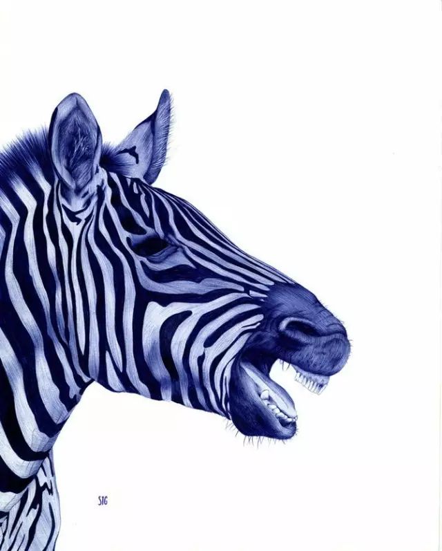 圆珠笔作画简单,2块钱圆珠笔