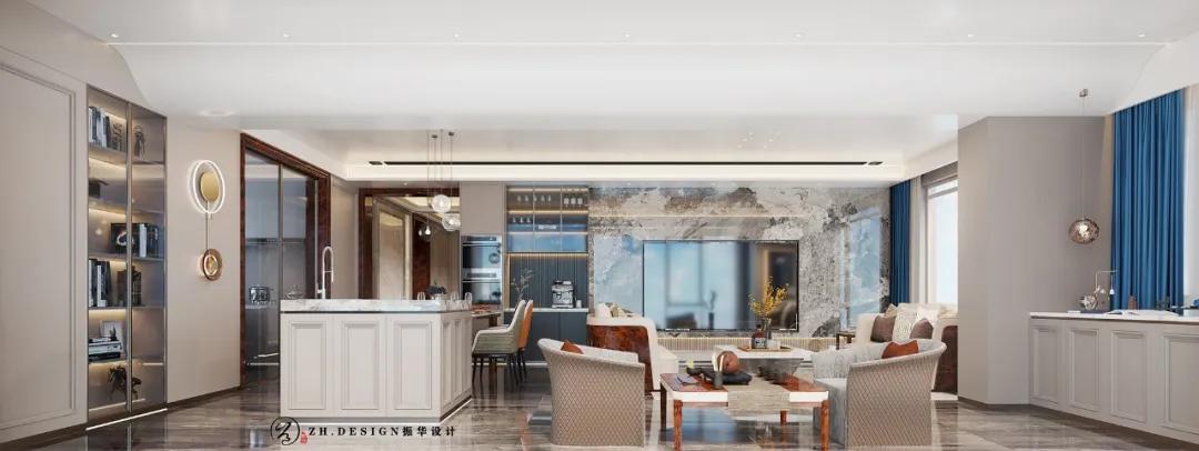 无锡家装简约大气设计,香樟园轻奢装修