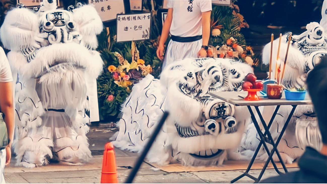 香港黑帮老大之死,香港黑帮老大逝世场面