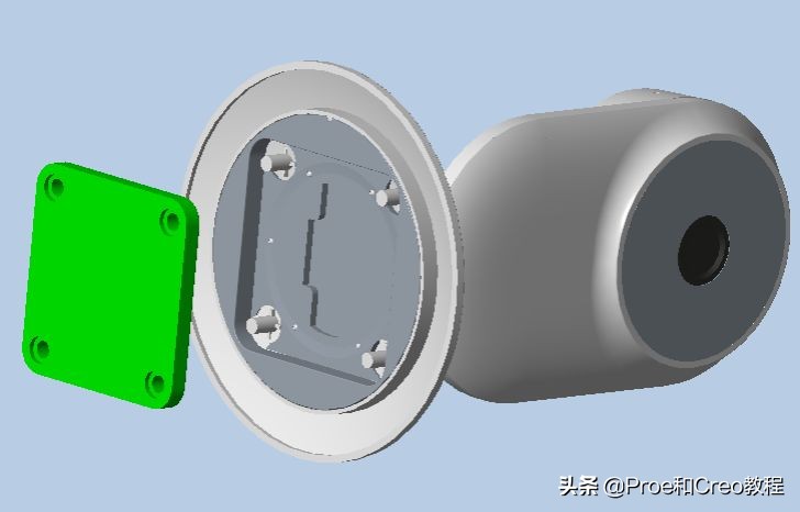 「干货」产品结构辅助设计课程之摄像头教学篇