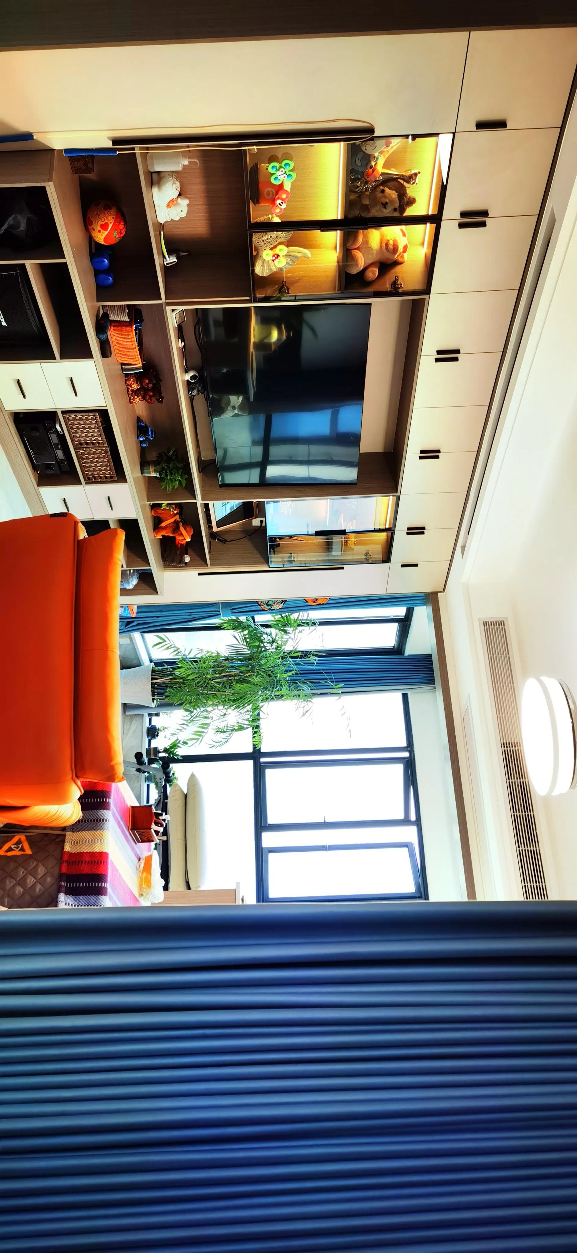 客厅岩板装饰墙,满墙电视柜和岩板背景墙哪个好