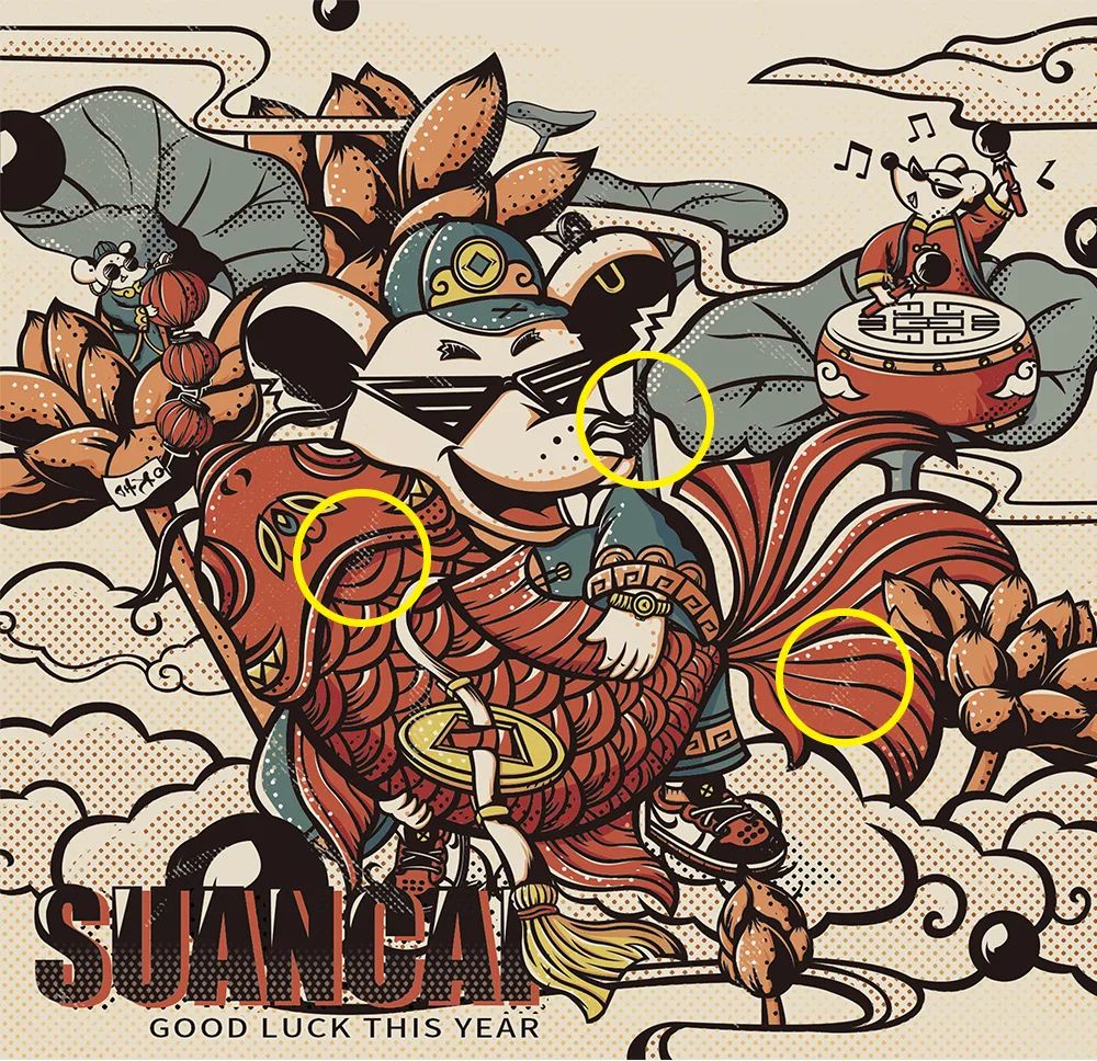 国潮风海报创意设计,国潮插画手绘初学者入门教程