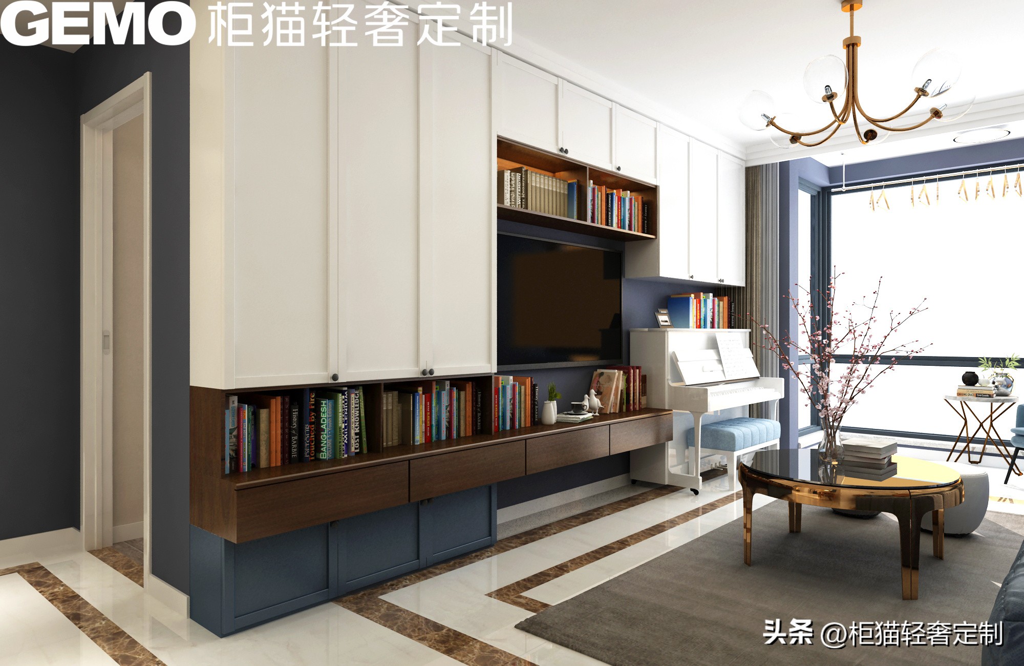 实木电视柜选材,全屋定制安装电视柜初学入门教程