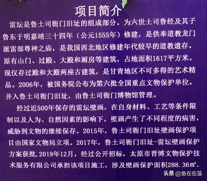 82战疫·甘：妙因寺、雷坛——永登连城镇