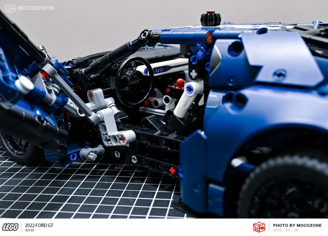 乐高积木福特gt跑车,福特gt2022