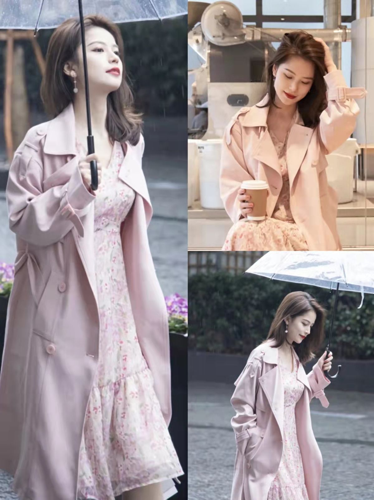 甜系穿搭粉色,粉色系甜酷系穿搭