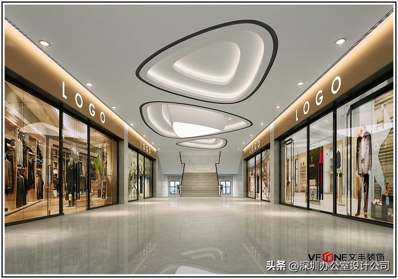 服装店店铺简单装修设计效果图,简约服装店装修设计布局