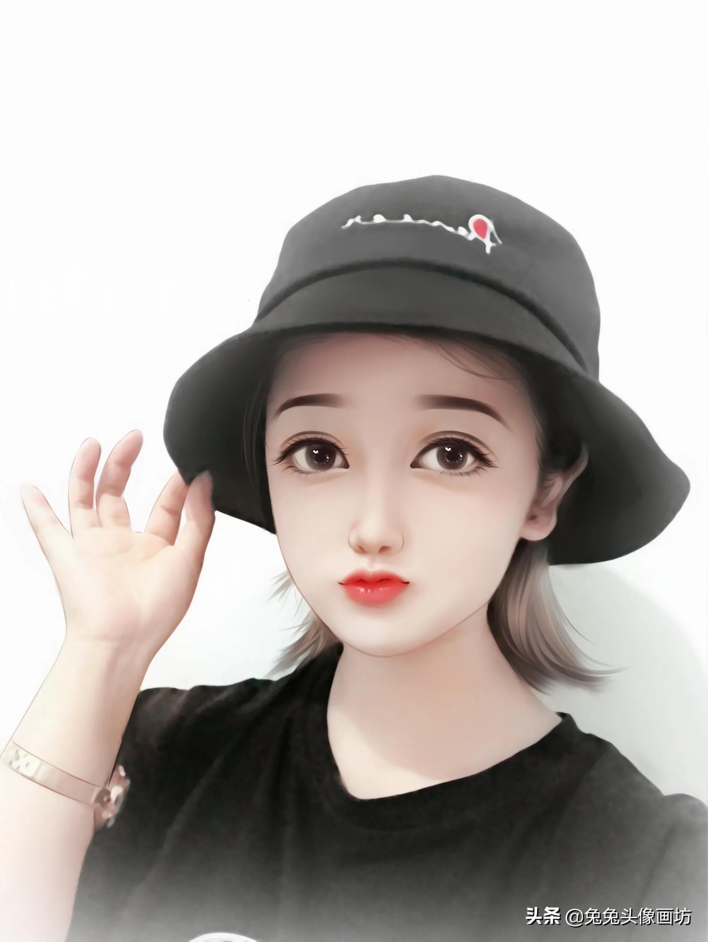 又好看又符合国家标准的漫画头像,最近特别流行的黑白漫画头像简单