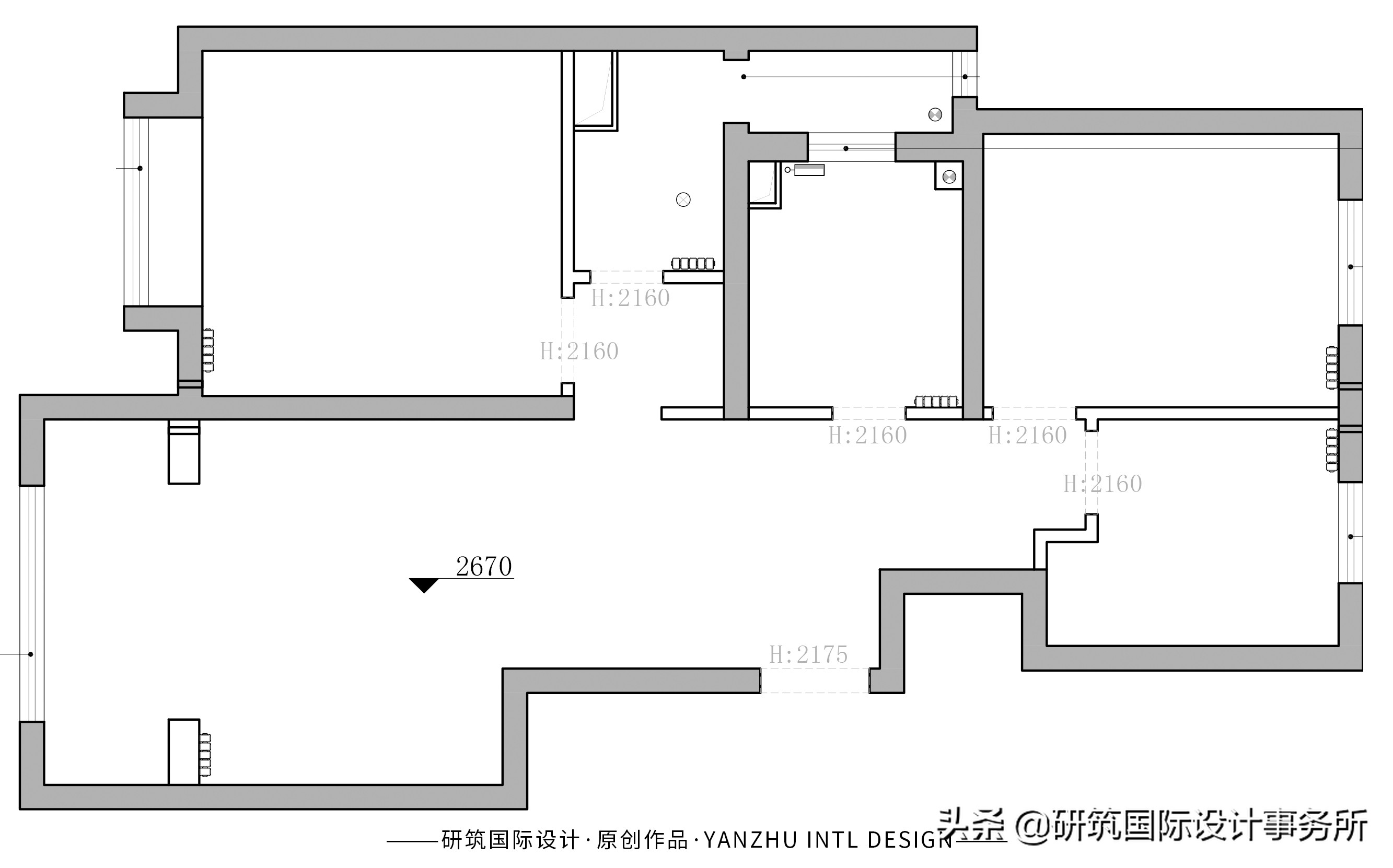 89㎡现代轻奢｜灰调木色简单大方增加空间层次感