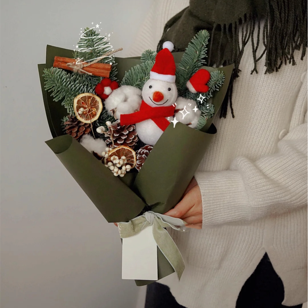 圣诞节鲜花贺卡文案,圣诞节花店祝福大家文案