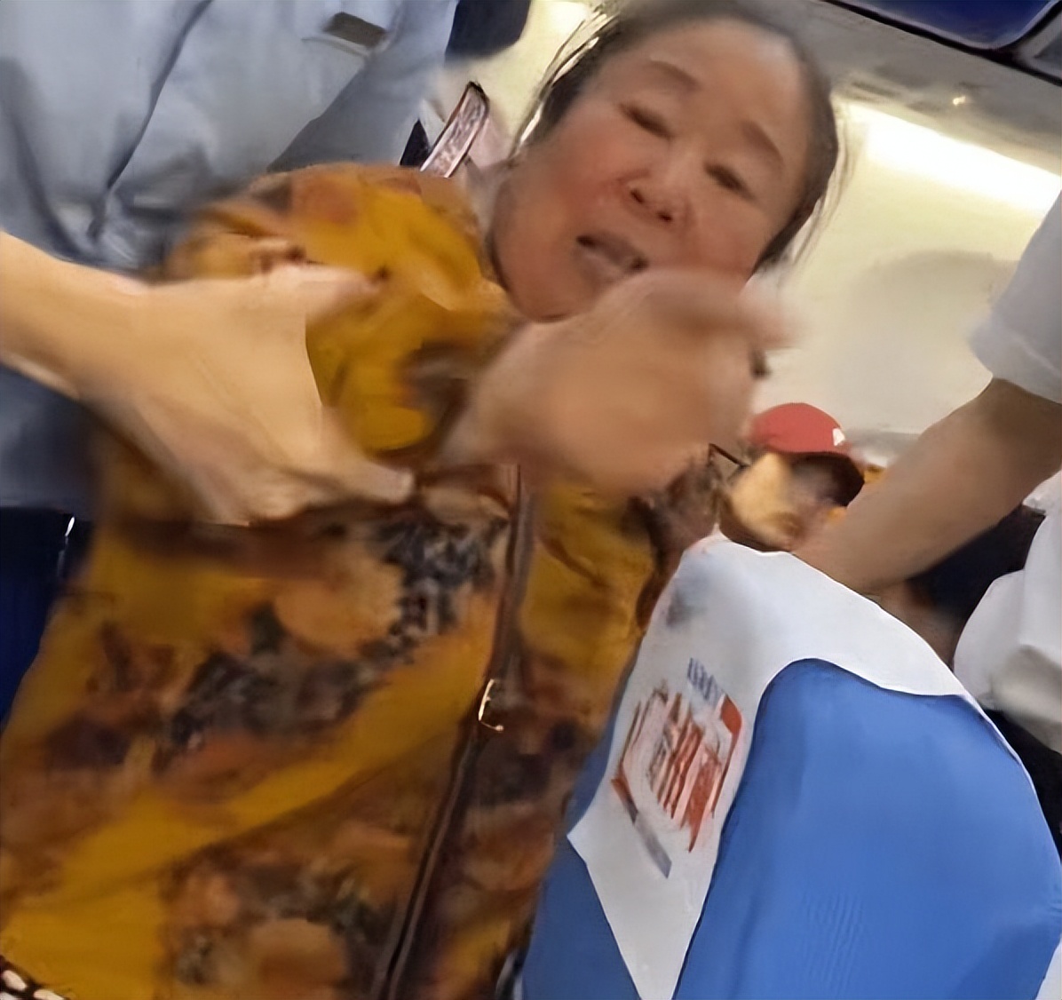 东北大妈飞机上辱骂女子,东北大妈飞机上辱骂女子后续