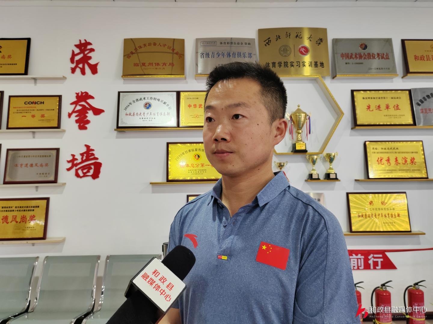 和政县选手任慧萌在甘肃省第十五届运动会上夺得银牌