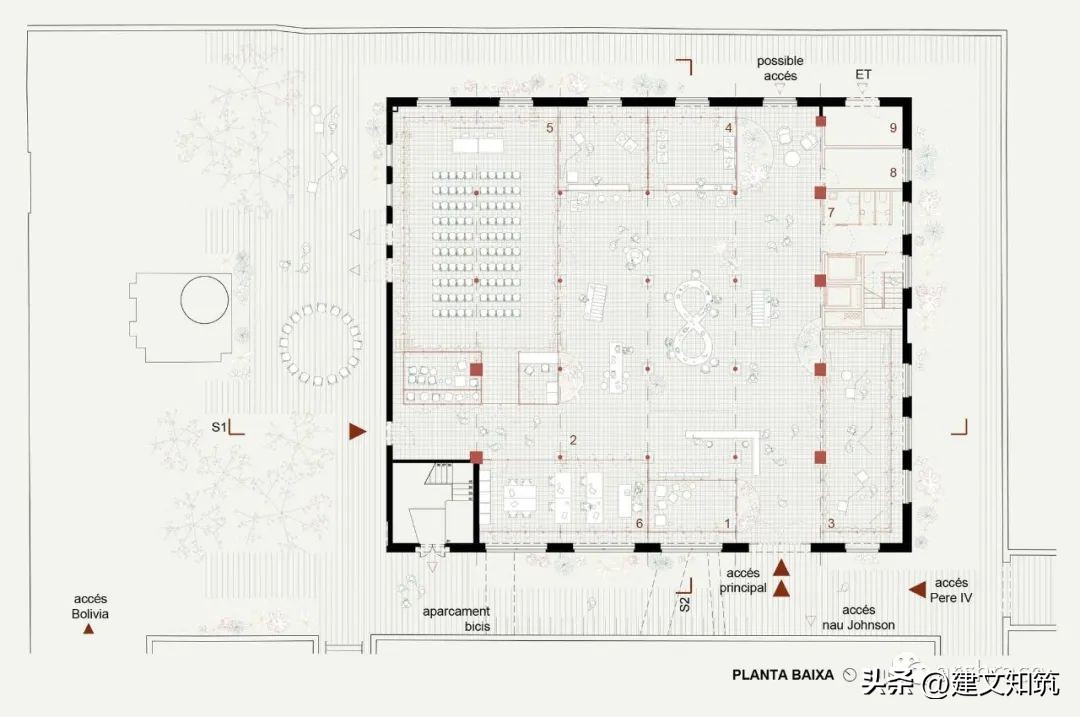 【竞赛】巴塞罗那食品实验中心（LaEscocesa工厂遗址改造）设计