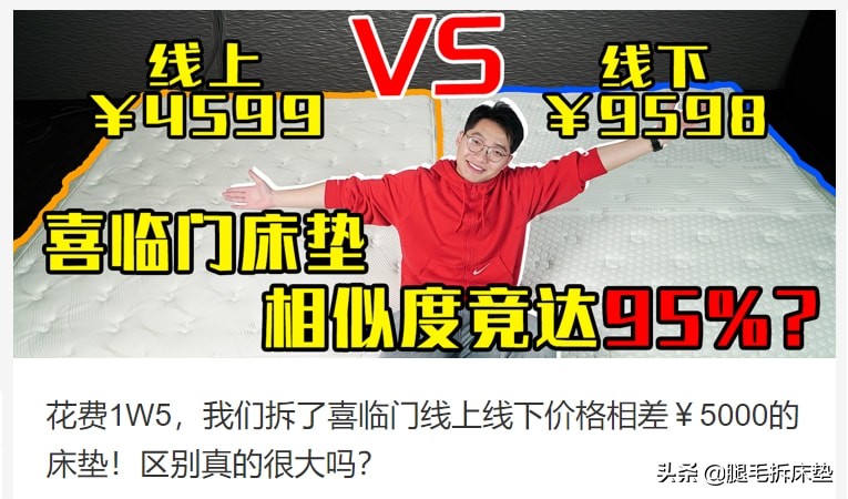 1w以上的科技床垫,评测全网20家床垫