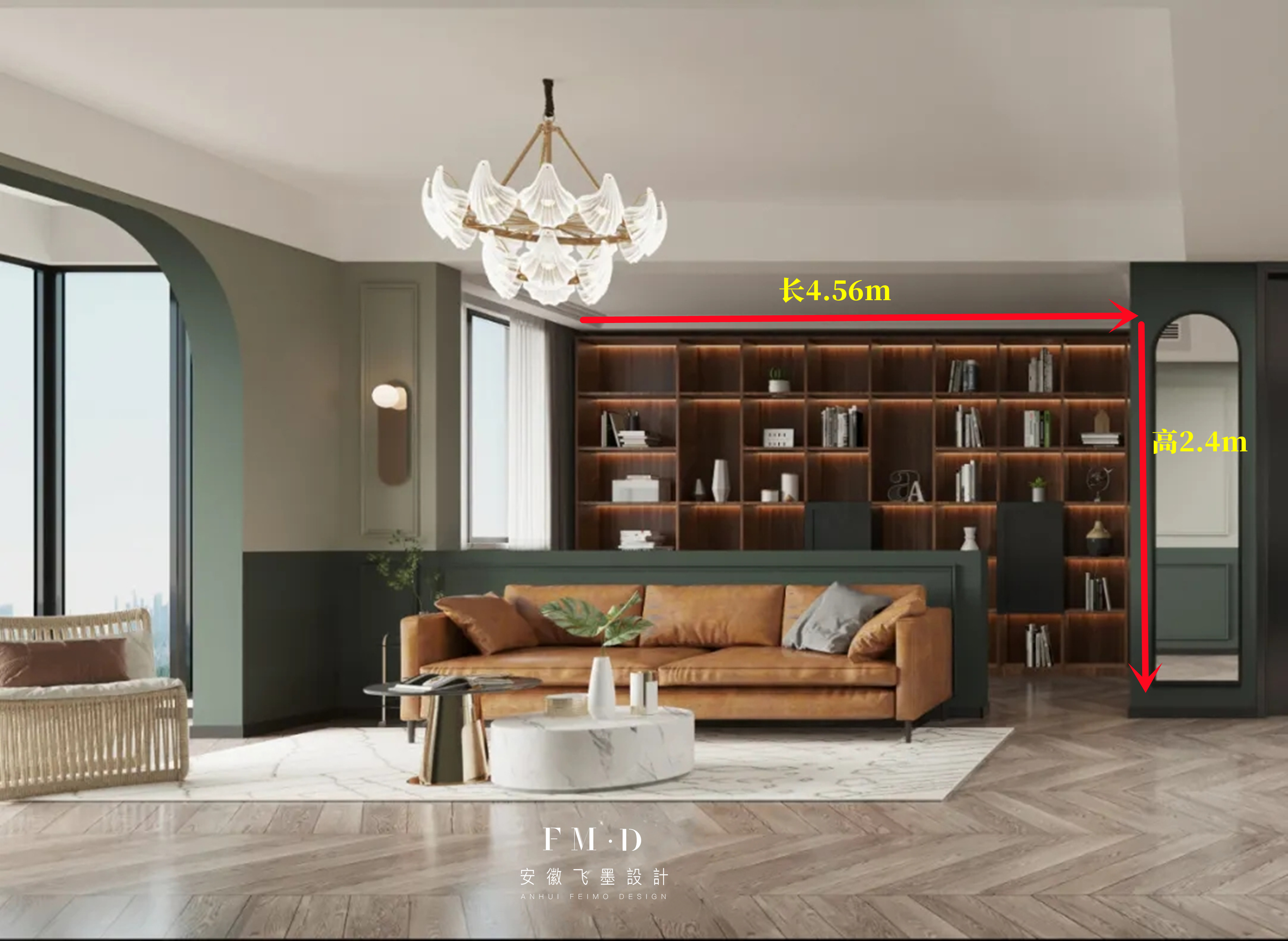 客厅沙发墙打通设计,客厅改造书房学习区保留沙发电视