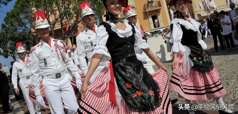 法国民族服装,法国和沙俄军服