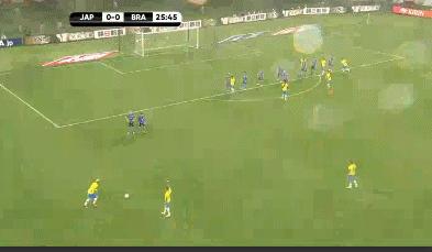 内马尔带领巴西对战日本大四喜,内马尔在巴西热身