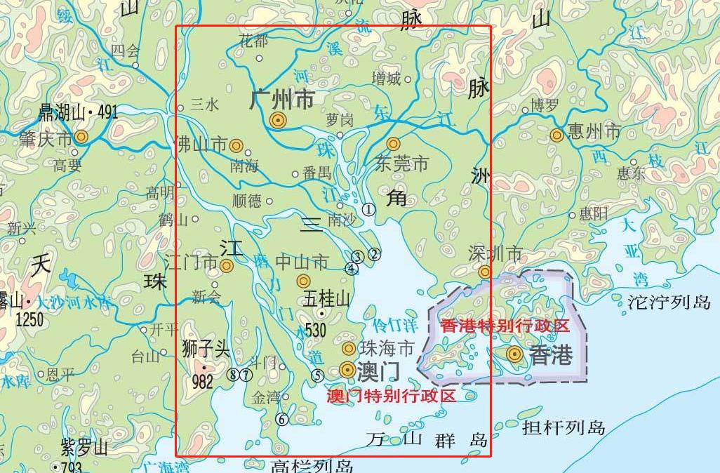 广东最高峰山顶,珠三角第一高峰在哪里