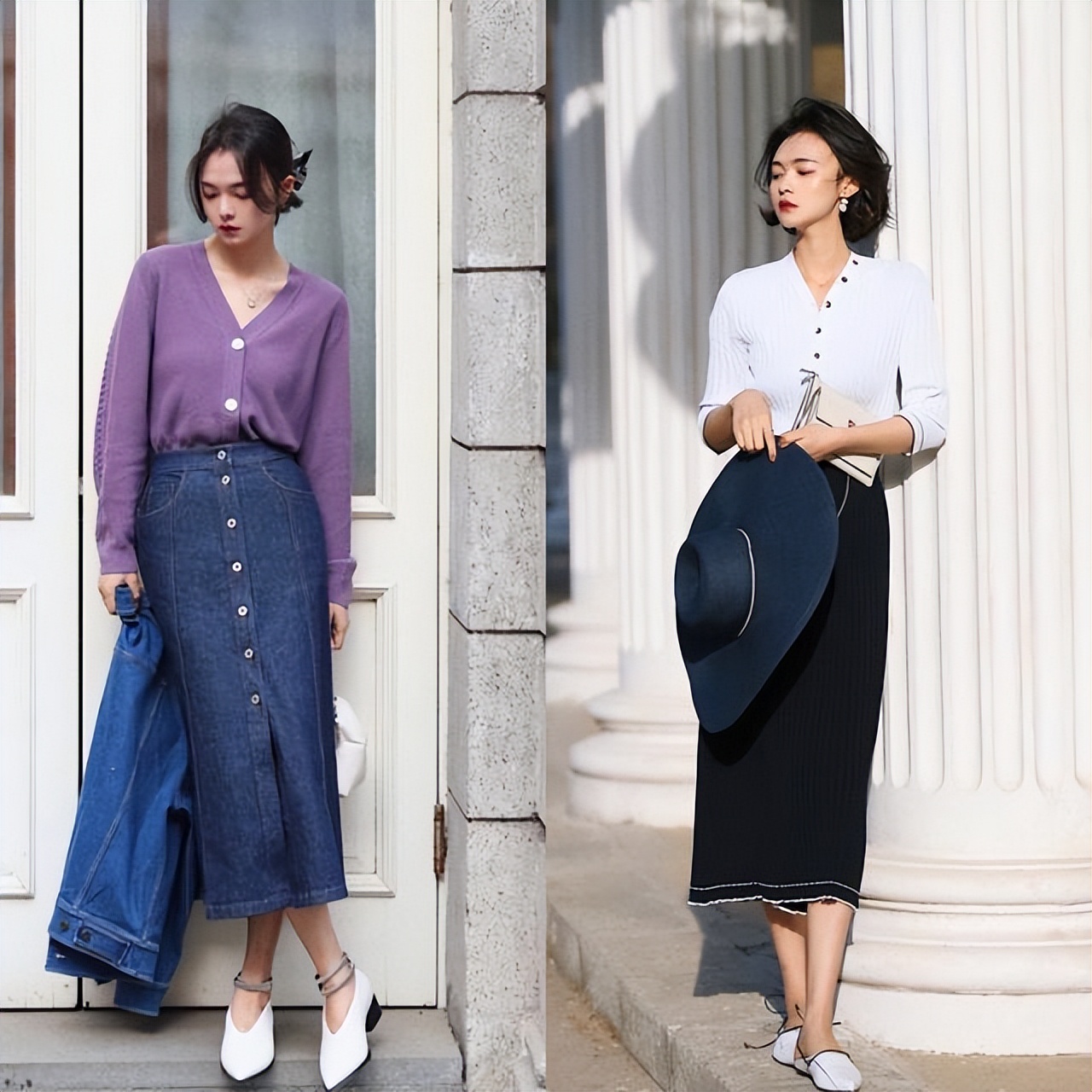 35岁女人裙子显气质的搭配,70后女人穿什么样的裙子显瘦