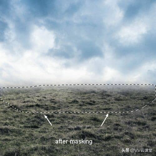 在Photoshop中创建带有月亮的树的超现实图稿，VV云课堂教程