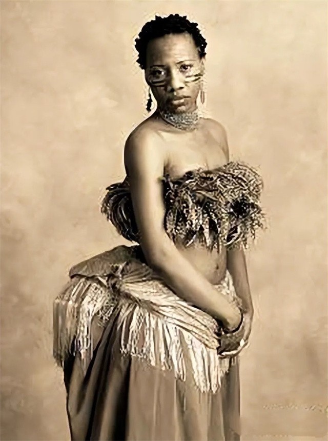 南非少女巴特曼照片,南非萨拉巴特曼标本