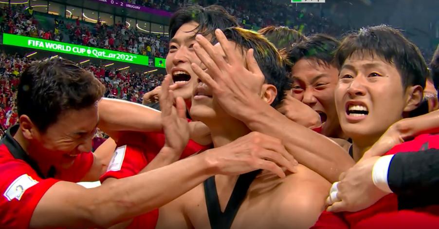 补时连进两球带领葡萄牙取胜,韩国2-1绝杀葡萄牙进16强