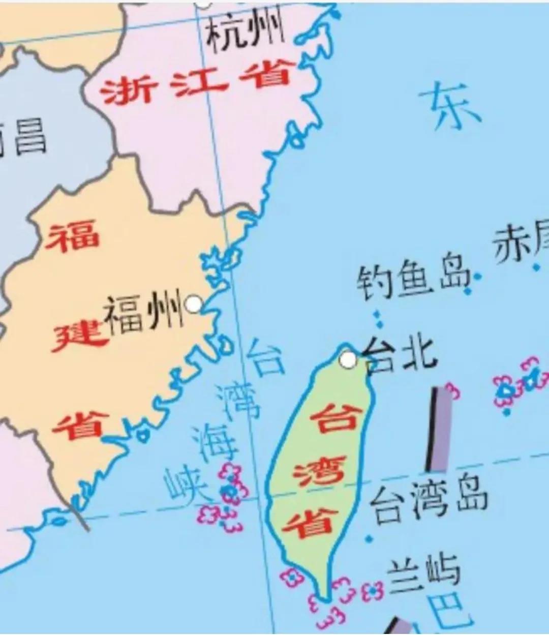 台湾地图范围必须包括,中国台湾省地图最新
