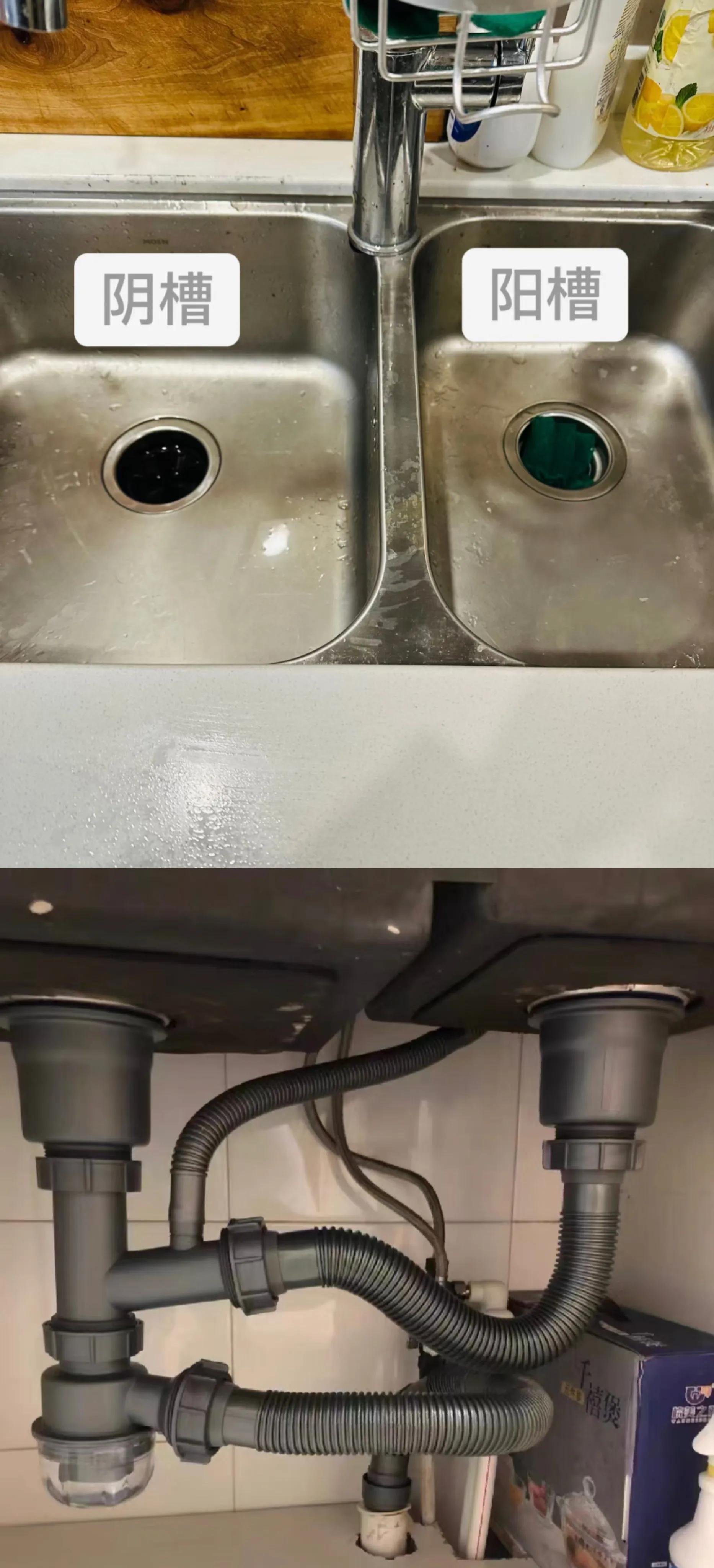 厨房双水槽能换单水槽吗,厨房双水槽变单槽方法