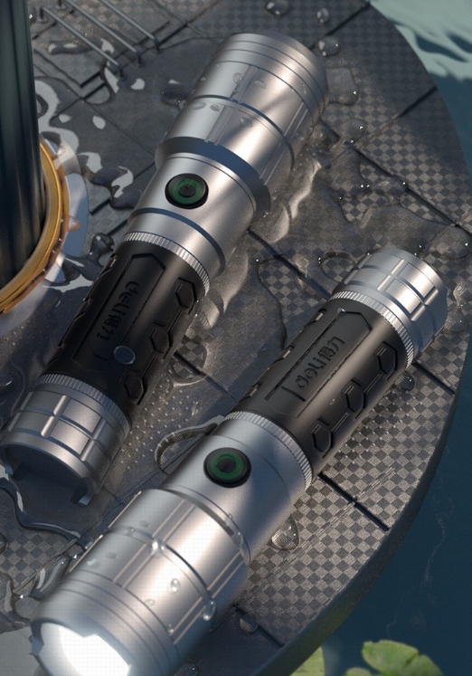 得力强光手电筒好不好用,得力手电筒怎么充电