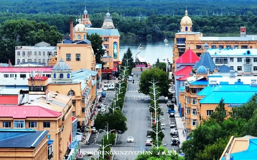 黑龙江恐龙之乡嘉荫县,中俄边境伊春市嘉荫县