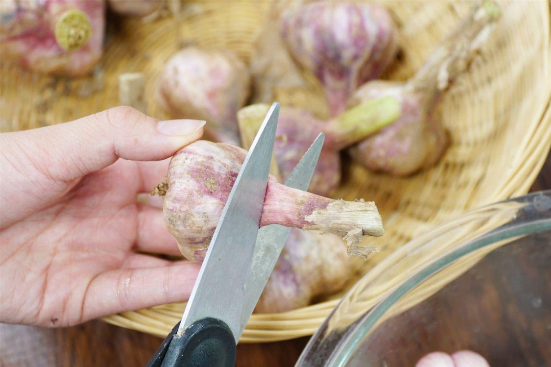 酸甜爽脆一口下去嘎嘣脆的腌糖蒜,新蒜腌制糖蒜简单做法