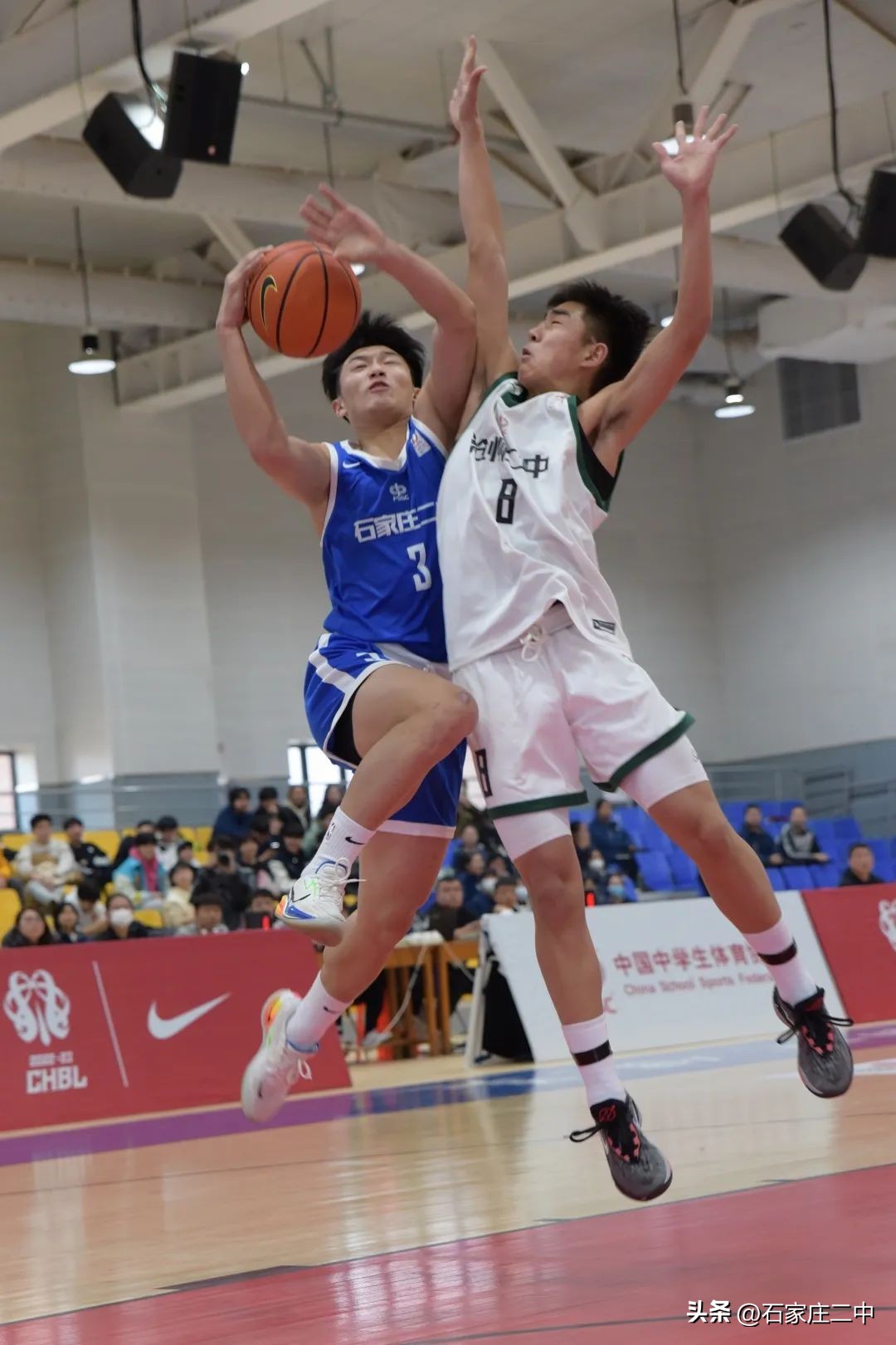 王者荣耀!2022—2023赛季耐克中国高中篮球联赛(河北赛区),石家庄二中男、女篮再次双双夺冠!