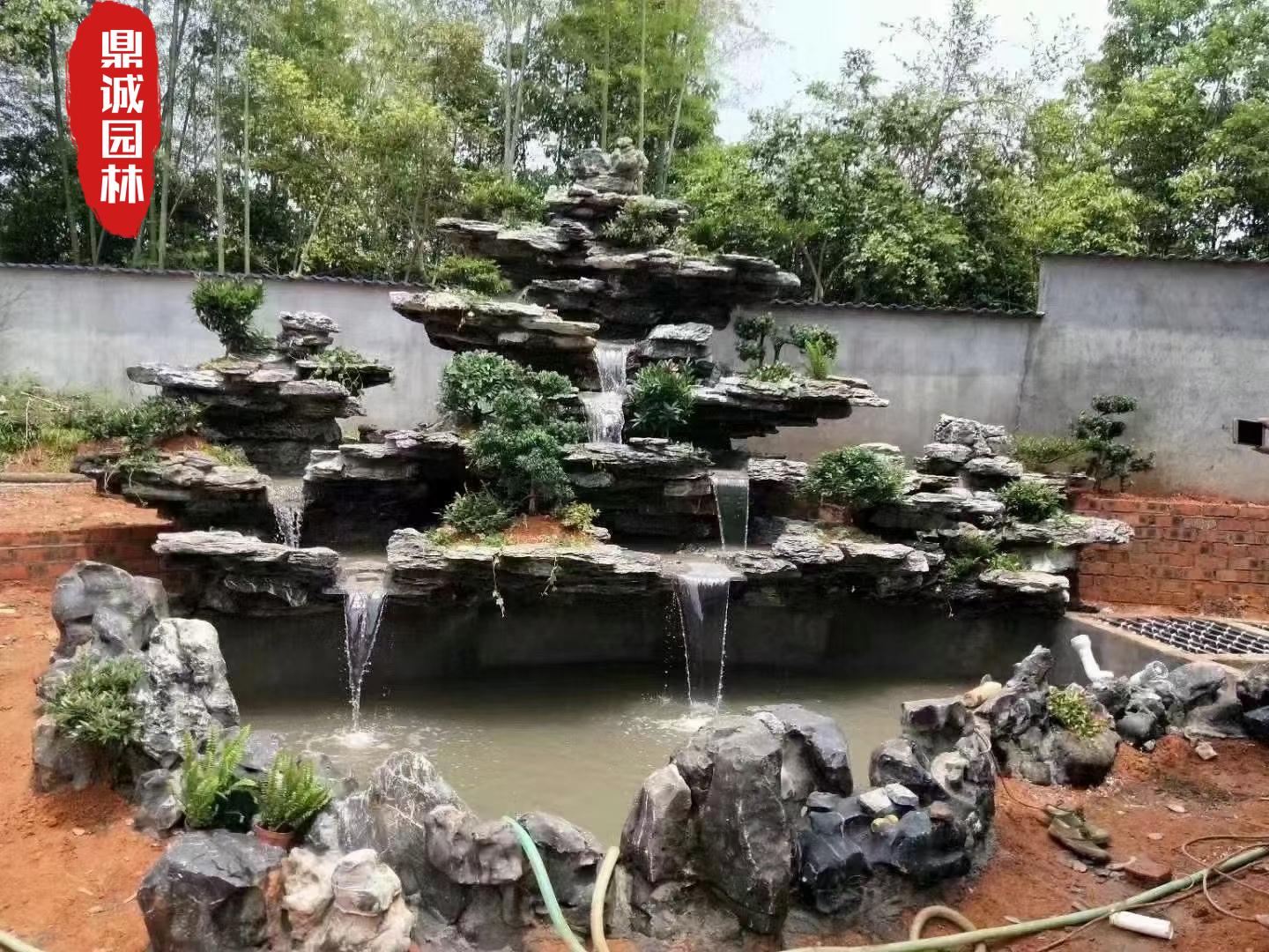 英德石假山制作教学,英德石造景教程