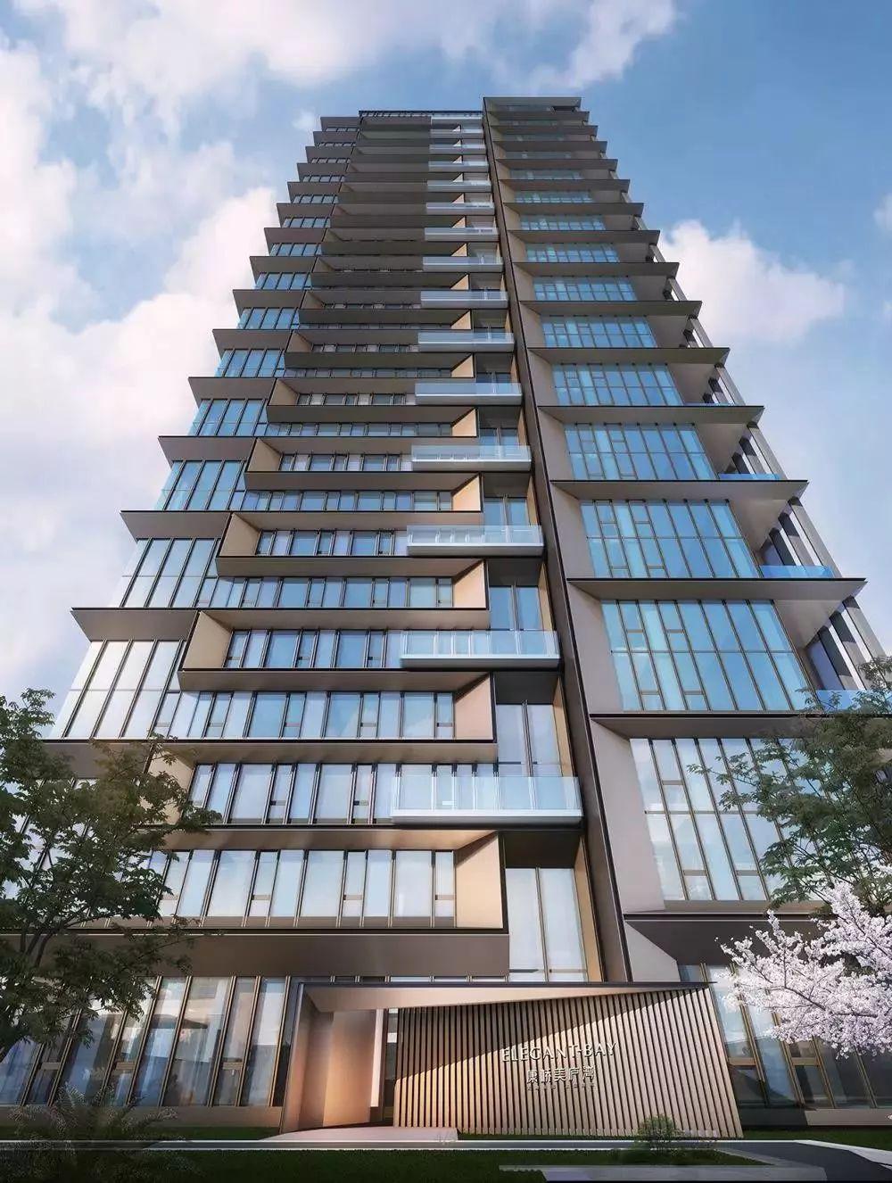 高端住宅立面效果图,高端住宅立面设计