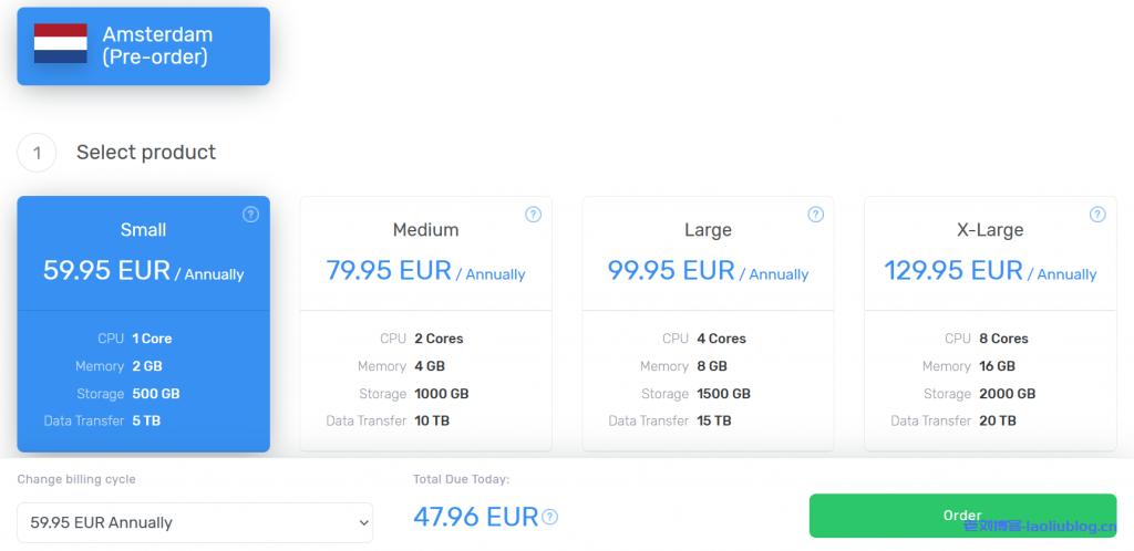 V.PS荷兰阿姆斯特丹大硬盘VPS预售，年付循环8折，预购流量翻倍！