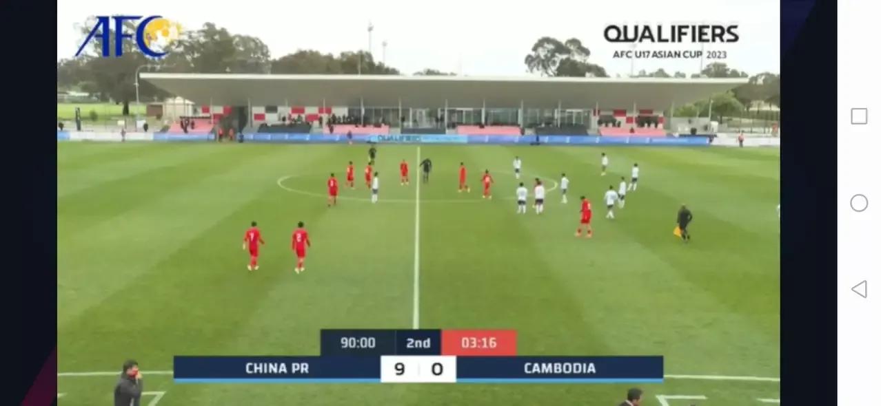 没想到国少队踢这么好,超出所有人预期