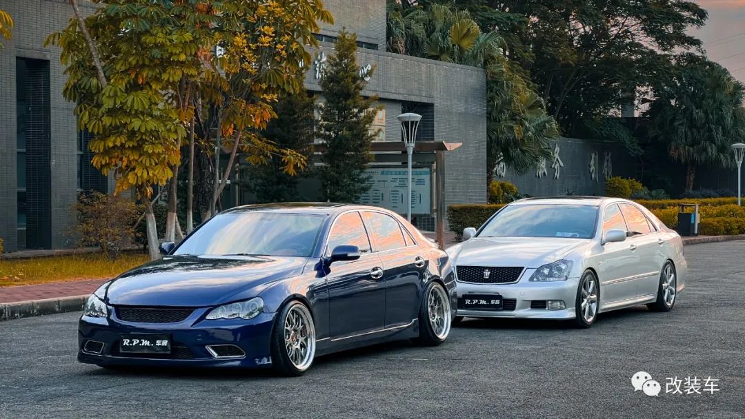 气动宽体丰田锐志,气动宽体姿态