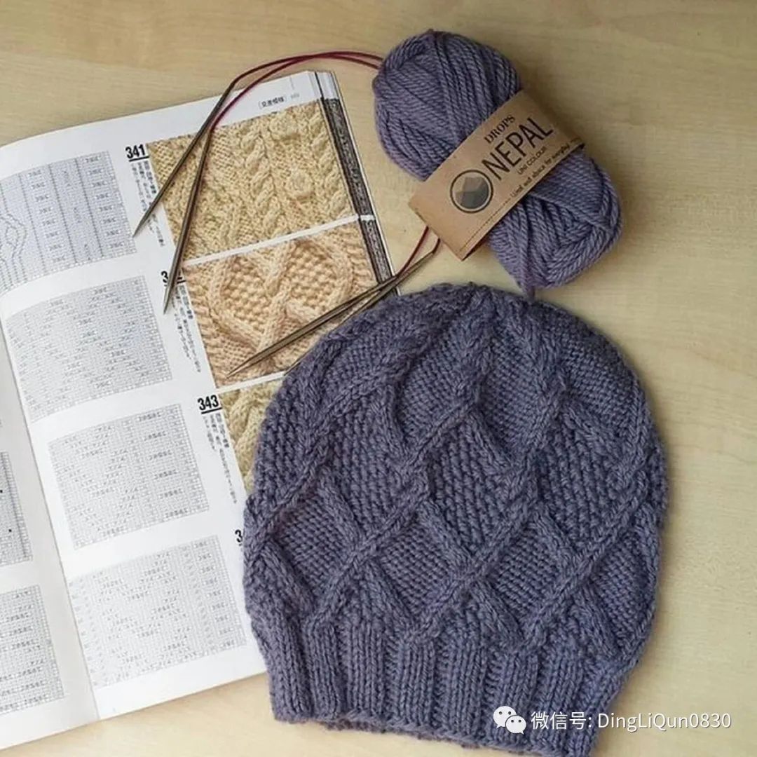 老人冬天钩针帽子图解,针织帽子款式大全