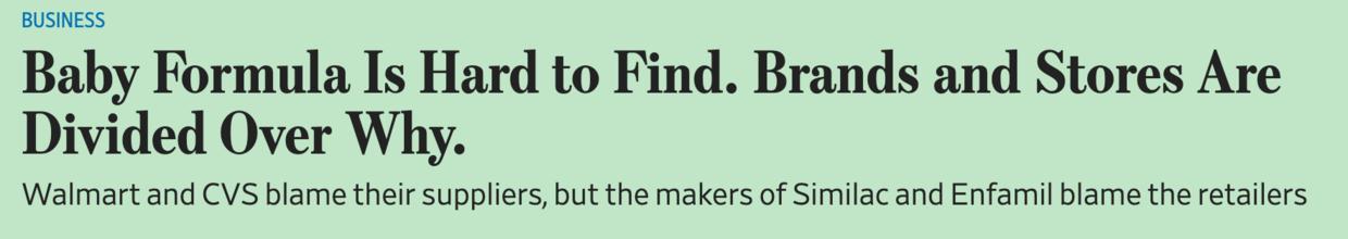 美国婴儿奶粉短缺央视报道,美国婴幼儿配方奶粉短缺