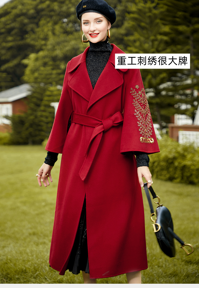 今年必买红色大衣,2023最新款红色大衣