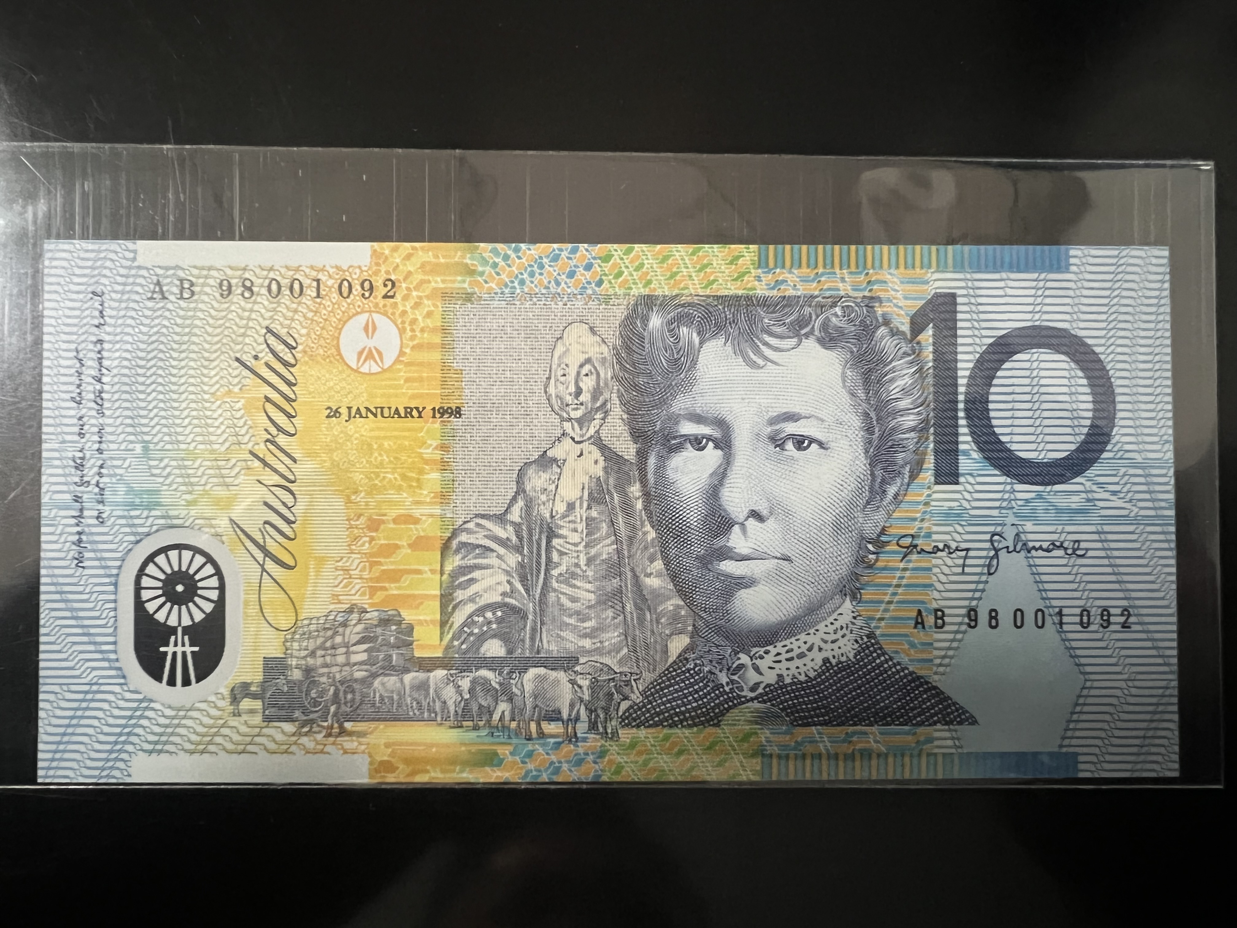 澳洲联邦100周年纪念钞,龙币纪念钞澳大利亚