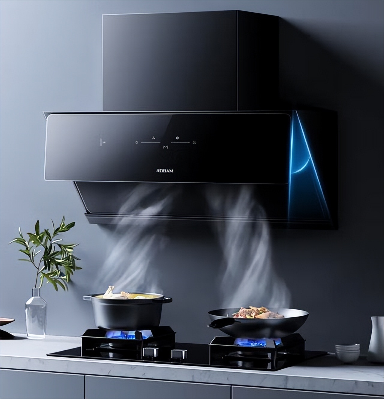 大吸力抽油烟机让你远离厨房油烟,大吸力油烟分离抽油烟机