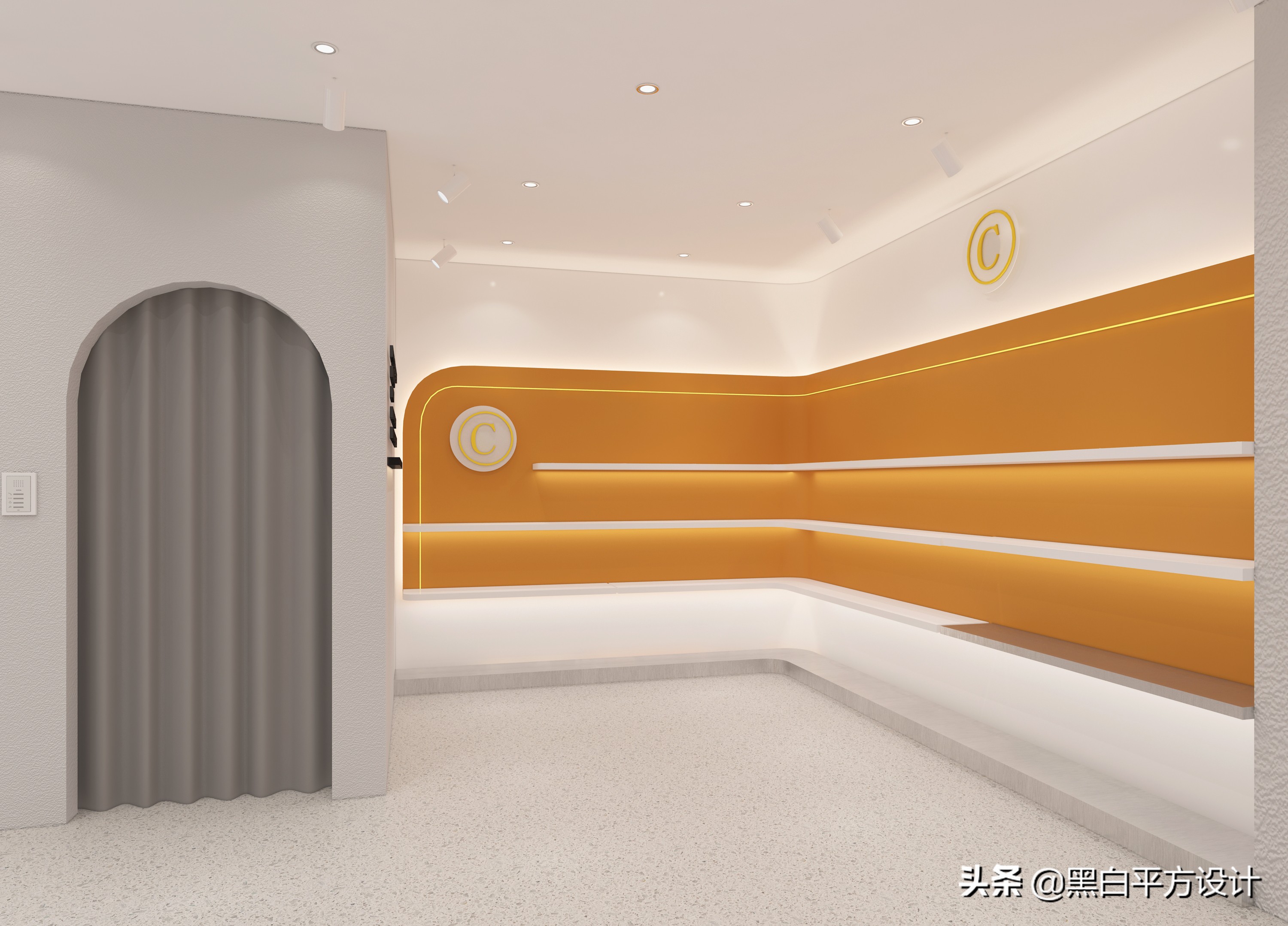 鞋包店设计高端大气,韩系鞋包店设计