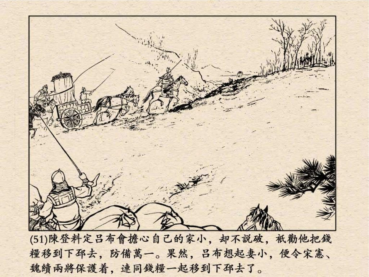 老版三国连环画中的八个吕布,三国演义动画版吕布命丧白门楼